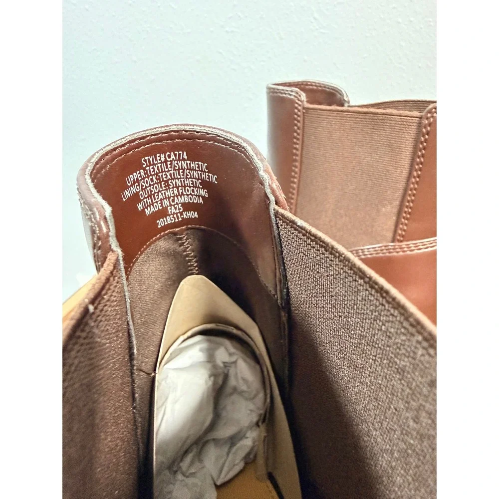 J.Crew Chelsea Boots‎ Dark Walnut Brown Size 10